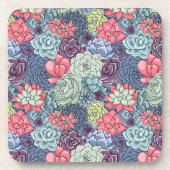 カラフルで水気が多いパターン コースター (正面)