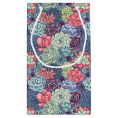 カラフルで水気が多いパターン スモールペーパーバッグ (裏面)