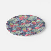 カラフルで水気が多いパターン ペーパープレート (アングル)