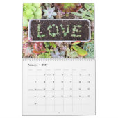 カラフルで水気が多い伝播のカレンダー カレンダー (2月 2027)