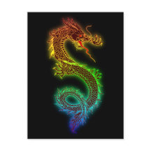 カラフルで激しいドラゴン