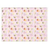 カラフルで甘いカップケーキパターンテーブルクロス テーブルクロス (正面(横))