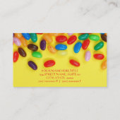 カラフルで甘いゼリー菓子 名刺 (裏面)