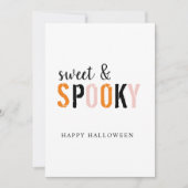 カラフルで甘くて不気味 | ハッピーハロウィン シーズンカード (正面)