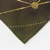 カラフルで白熱［赤熱］光を放つなチャクラ フリースブランケット (角)