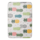 カラフルで粋なパイナップル バスマット (正面縦)