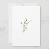 カラフルで繊細な野生の「I Do」 BBQエンゲージメントパーティー 招待状 (裏面)