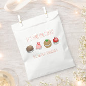 カラフルで美味しそうなケーキ フェイバーバッグ (クリップ留めされた状態)