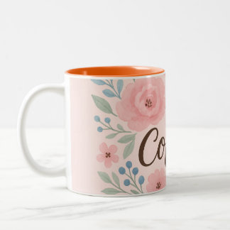 カラフルで芸術的なマグカップデザイン | おしゃれなパターン ツートーンマグカップ