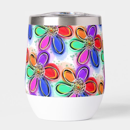 カラフルで芸術的な美しい花 (正面)
