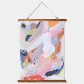 カラフルで表現力豊かな抽象画アート 吊り下げ型タペストリー (正面2)