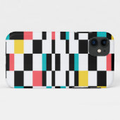 カラフルで都会的、モダンでトレンディな幾何学模様 Case-Mate iPhoneケース (裏面(横))
