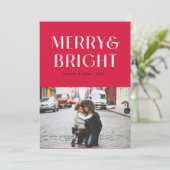 カラフルで陽気なホリデーカード シーズンカード (スタンド正面)