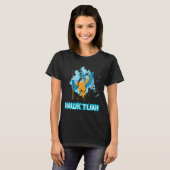 カラフルで面白いタコ Tシャツ (正面フル)