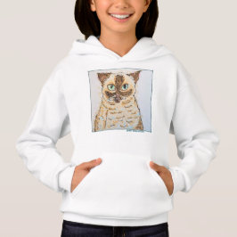カラフルで風変わりな猫の肖像画
