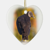 カラフルで黒いハゲタカ セラミックオーナメント (右)