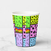 カラフルとパターン 紙コップ (右)