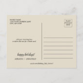 カラフルと可愛いクリスマスシーズンの写真 シーズンポストカード (裏面)