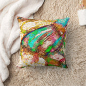 カラフルと素朴、ざらざら クッション (ブランケット)