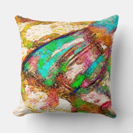 カラフルと素朴、ざらざら クッション