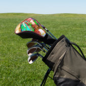 カラフルと素朴、ざらざら ゴルフヘッドカバー (インサイチュ)