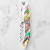 カラフルと素朴、ざらざら ソムリエナイフ (正面)