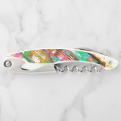 カラフルと素朴、ざらざら ソムリエナイフ (正面)