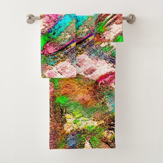 カラフルと素朴、ざらざら バスタオルセット (インサイチュ)