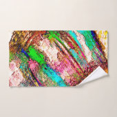 カラフルと素朴、ざらざら バスタオルセット (ハンドタオル)