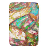 カラフルと素朴、ざらざら バスマット (正面縦)