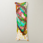 カラフルと素朴、ざらざら ボディピロー (正面縦)