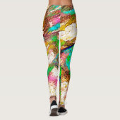 カラフルと素朴、ざらざら レギンス (裏面)