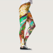 カラフルと素朴、ざらざら レギンス (右)