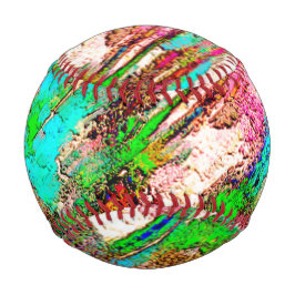 カラフルと素朴、ざらざら 野球ボール