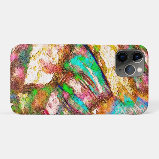 カラフルと素朴、ざらざら Case-Mate iPhoneケース (裏面(横))