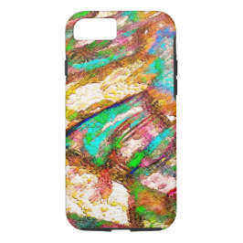 カラフルと素朴、ざらざら iPhone 8/7ケース