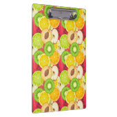カラフルなおもしろいのフルーツパターン クリップボード (右)