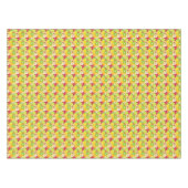 カラフルなおもしろいのフルーツパターン テーブルクロス (正面(横))