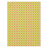 カラフルなおもしろいのフルーツパターン テーブルクロス (正面)