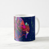 カラフルなお花のマグカップ コーヒーマグカップ (正面右)
