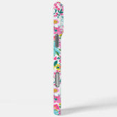 カラフルなお花の庭のモノグラム Case-Mate iPhoneケース (裏面 / 右)