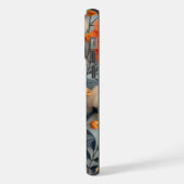 カラフルなお花のiPhone 15 Pro Max カスタムケース iPhoneケース (左側面)