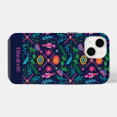 カラフルなお花のiPhone / iPadケース iPhoneケース (裏面横)