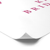 カラフルなお花 フェスティバル ウェディングシャワー おめでとう ポスター (角)