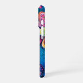 カラフルなお花 iPhoneケース (左側面)