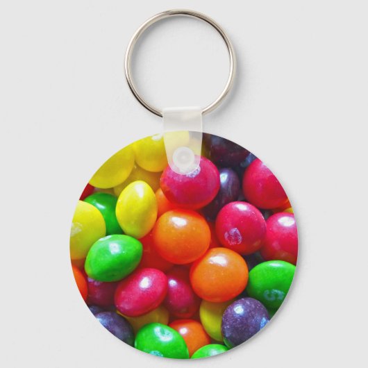 カラフルなお菓子のキーチェーン キーホルダー (正面)