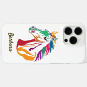 カラフルなお馬さんのCase-Mate iPhoneケース Case-Mate iPhoneケース (裏面 (横))