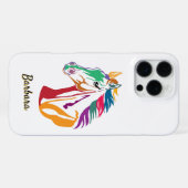 カラフルなお馬さんのCase-Mate iPhoneケース iPhone 16 Pro Maxケース (裏面横)