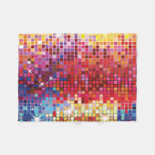 カラフルなきらきら光るフリース毛布 フリースブランケット (正面(横))