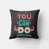 カラフルなすべてをすることができます クッション (裏面)